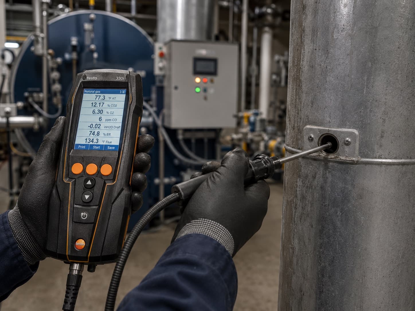 Flue-gas & measurement